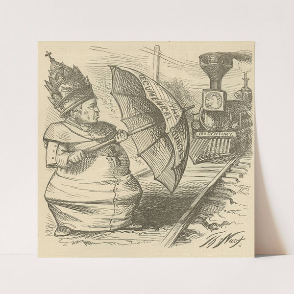 I am infallible (1869) by Thomas Nast