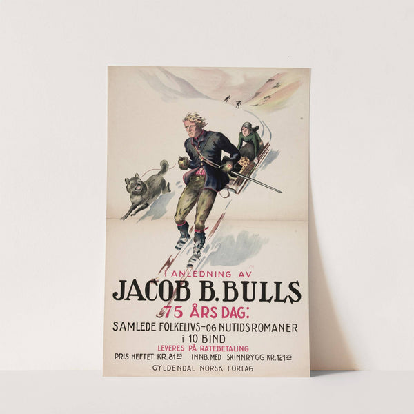 I anledning av Jacob B. Bulls 75 års dag; Samlede folkelivs- og nutidsromaner i 10 bind (1928) by Norsk lithografisk Officin