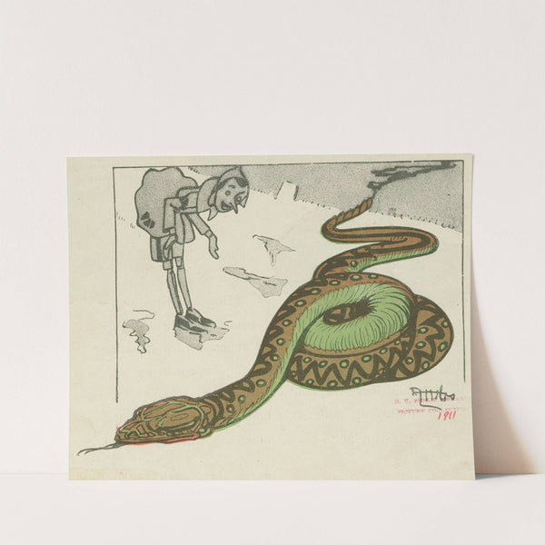 'I beg your pardon, Mr. Serpent, would you be so kind...' by Attilio Mussino