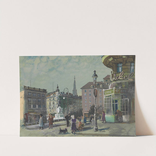 I. Dr. Karl Lueger-Platz (1942) by Oskar Laske