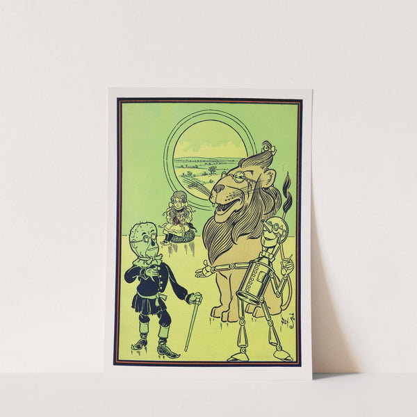 'I feel wise Indeed,' said the Scarecrow by William Wallace Denslow