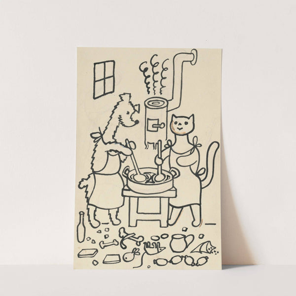 I Had a Dog and a Cat Pl 12 by Josef Čapek