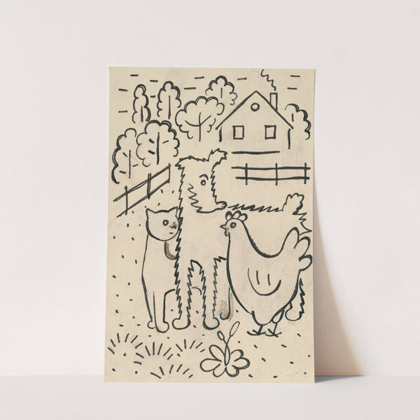 I Had a Dog and a Cat Pl 15 by Josef Čapek