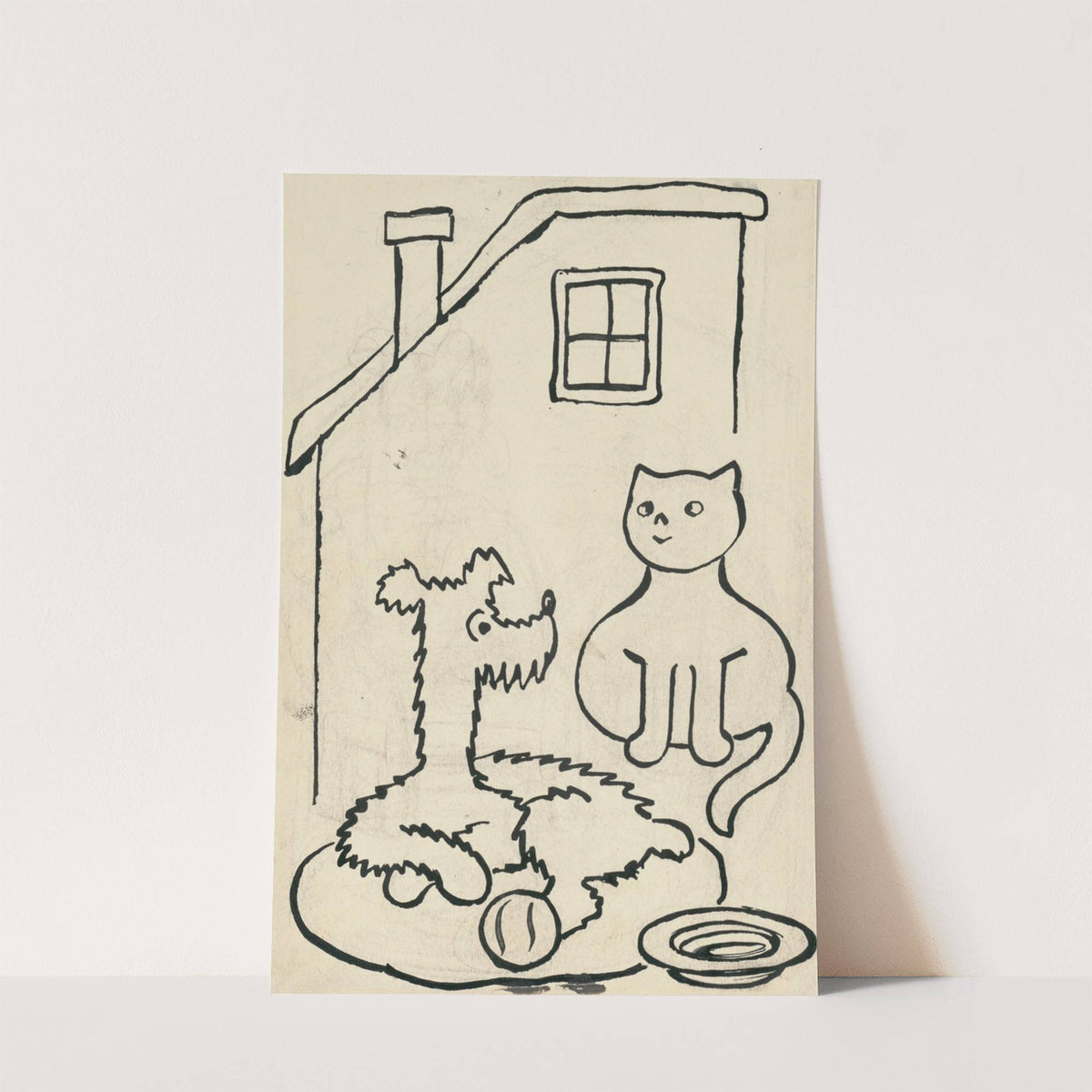 I Had a Dog and a Cat Pl 22 by Josef Čapek