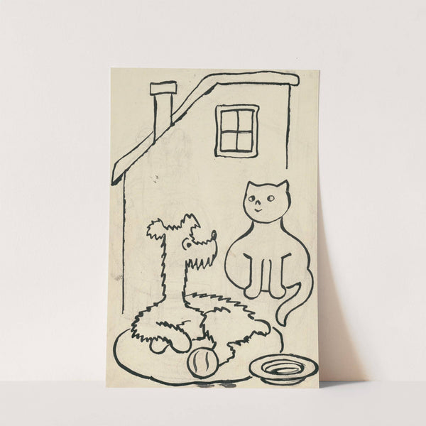 I Had a Dog and a Cat Pl 22 by Josef Čapek