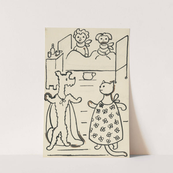 I Had a Dog and a Cat Pl 30 by Josef Čapek