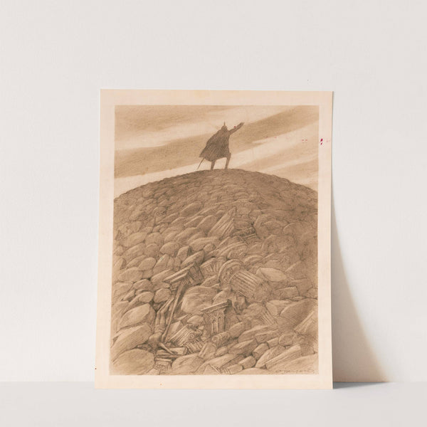 I have left no stone unturned, for peace — Kaiser to Krupp workmen (1918) by Oliver Herford