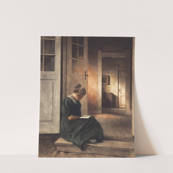 I havedøren by Peter Ilsted