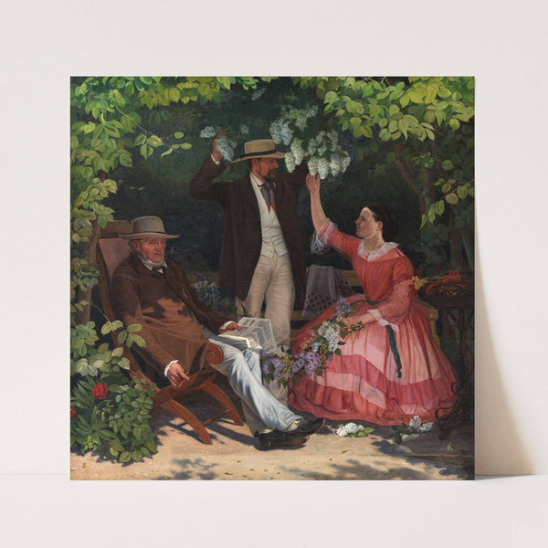 I lysthuset by Vilhelm Kyhn