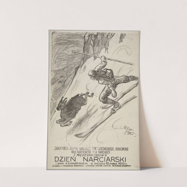 I Międzynarodowy Dzień Narciarski i Zawody w Zakopanem by Mariusz Zaruski