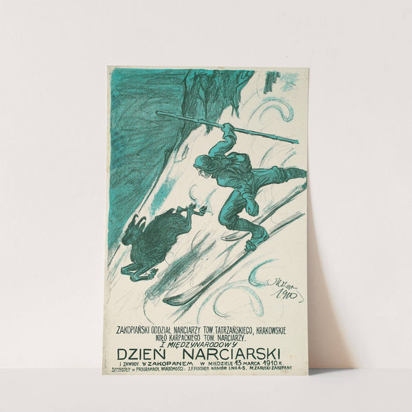 I Międzynarodowy Dzień Narciarski i Zawody w Zakopanem by Mariusz Zaruski