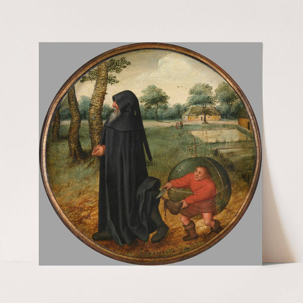 I Mourn Because the World is so Untrustworthy (1594) by Pieter Brueghel The Younger