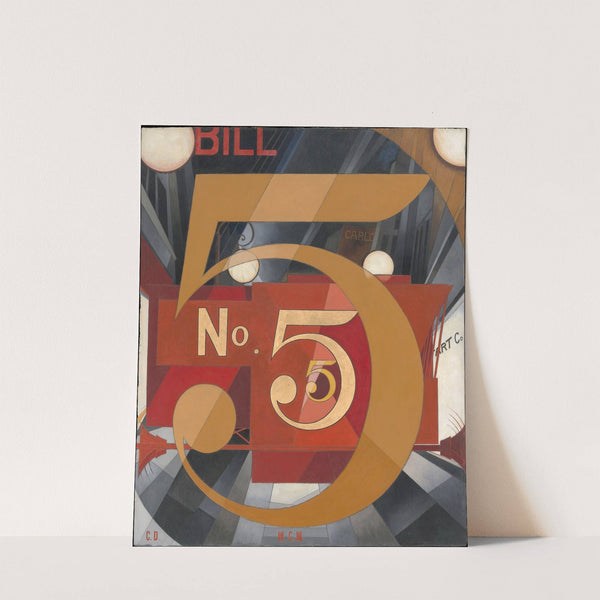 I Saw the Figure 5 in Gold (1928) by Charles Demuth