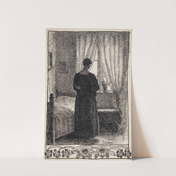 I sovekammeret. Anna Syberg by Fritz Syberg