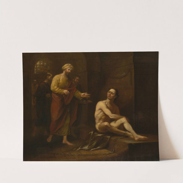 'I Was in Prison and Ye Came Unto Me' (Matthew, 25;36) by John Trumbull