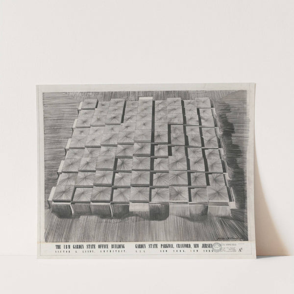 IBM Garden State office building, Garden State Parkway, Cranford, New Jersey by Victor Alfred Lundy