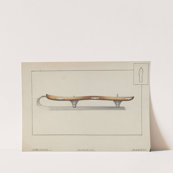 Ice Skate (c. 1936) by Gerald Bernhardt