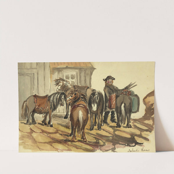 Icelandic horses by Bayard Taylor