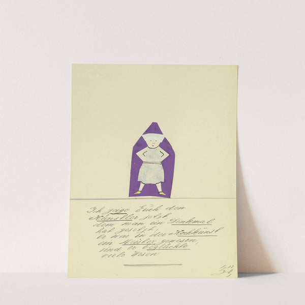 'Ich zeige Euch den Künstler jetzt …' by John Elsas