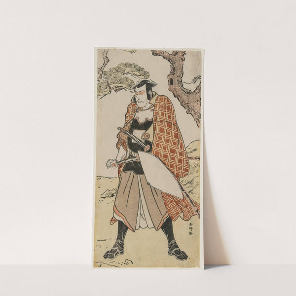 Ichikawa Danjuro V as a Travelling Warrior by Katsukawa Shunkō