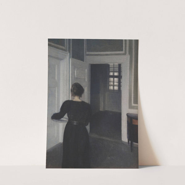 Ida In An Interior by Vilhelm Hammershøi