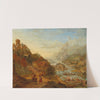 Idealised Rhine landscape by Cornelis Verdonck
