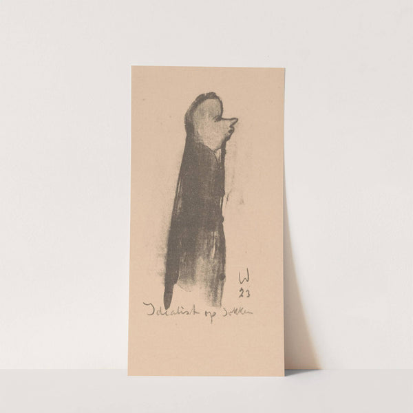 Idealist op sokken (1923) by Erich Wichmann