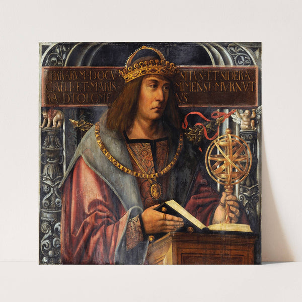 Idealized Portrait Of Ptolemy by Circle Of Ambrosius Holbein