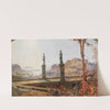 Ideallandschaft mit Tempelanlage by Christian Wilberg