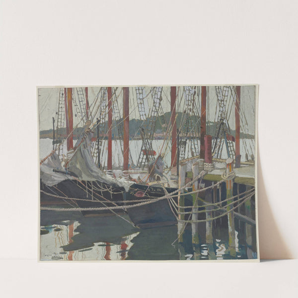 Idle Days, Gloucester, Massachusetts (c. 1920) by Caroline Coit