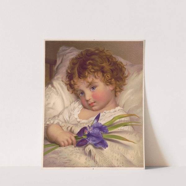 Idols of our home. No. 1 Prattling primrose (1873) by Sophie Anderson