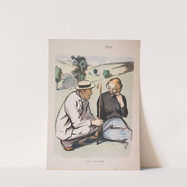 Idylle (1902) by Hermann-Paul