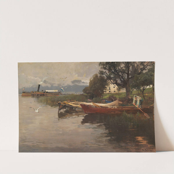 Idylle am Chiemsee by Karl Raupp