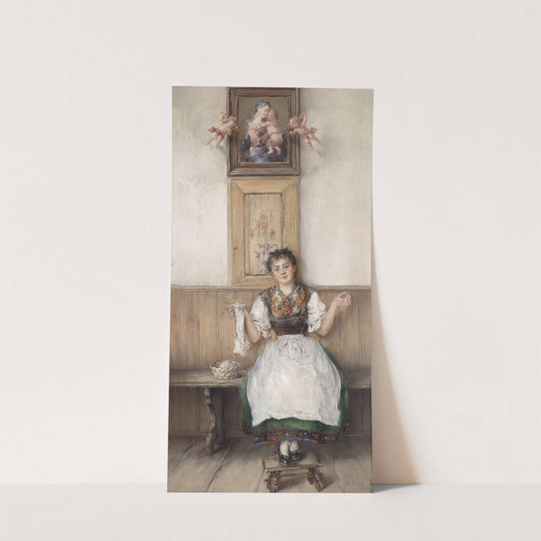 Idylle in der Stube by Otto Piltz