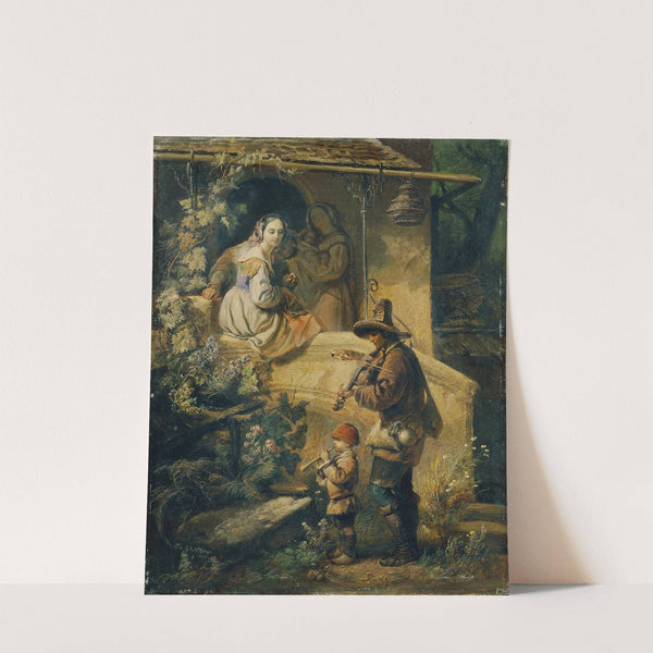 Idylle (Italienische Bettelmusikanten) by Peter Johann Nepomuk Geiger