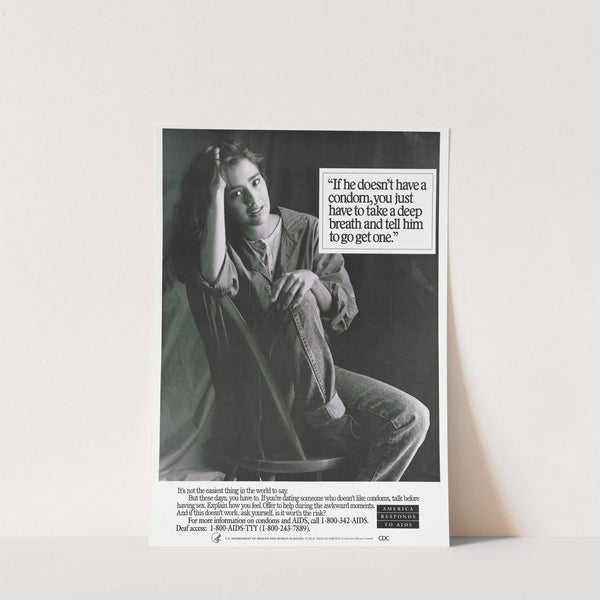 If he doesn't have a condom, you just have to take a deep breath and tell him to go and get one by Centers for Disease Control and Prevention