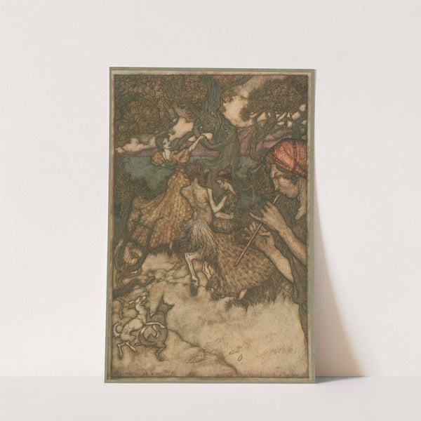 If Orpheus first produced the waltz (1911) by Arthur Rackham