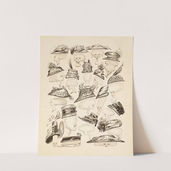 If woman’s head fitted her hat (1909) by William Henry Walker