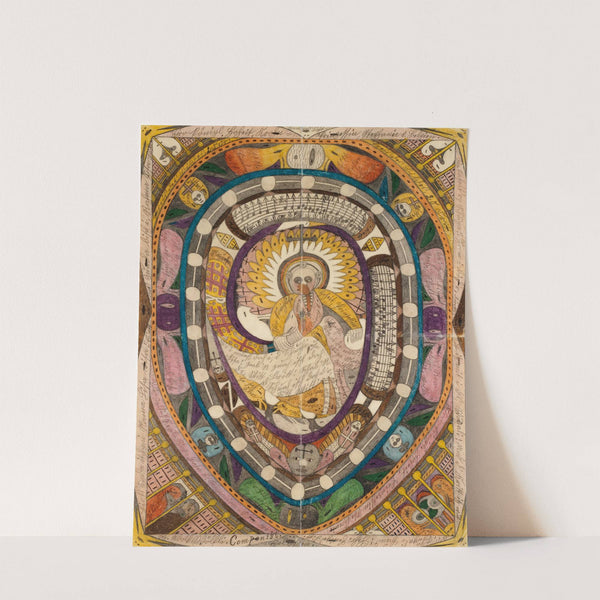 Ihro königliche Hoheit, Prinzessin Stephanie von Belgien, Europa und Ramonion=Schlange (1911) by Adolf Wölfli