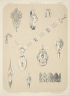 Nine Designs For Jewelry, Including Diamond Tiara In Shape Of Sheaf Of Wheat.
