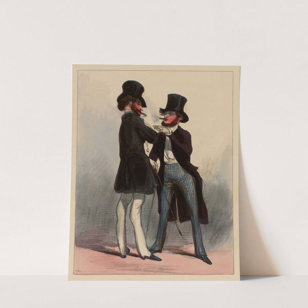 Il a cru jouer un tour en me prenant Juliette. c’est elle qui lui en jouera (1840) by Paul Gavarni