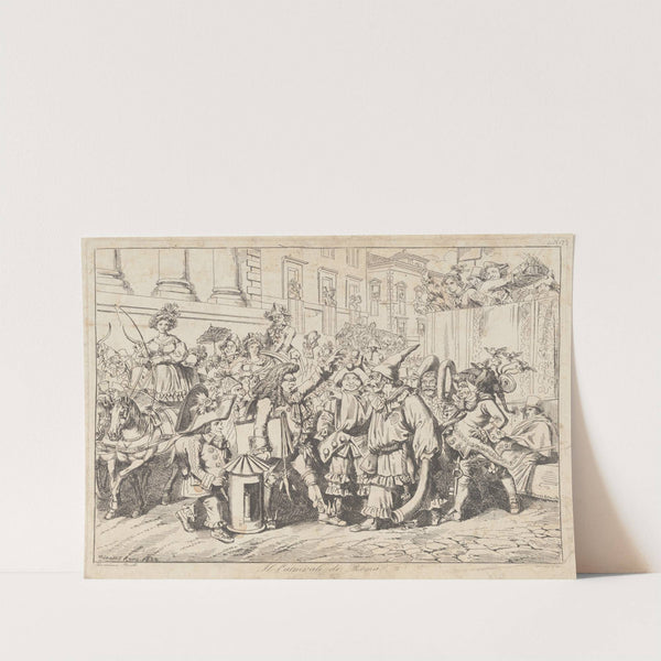 Il Carnevale di Roma (1801-1835) by Bartolomeo Pinelli