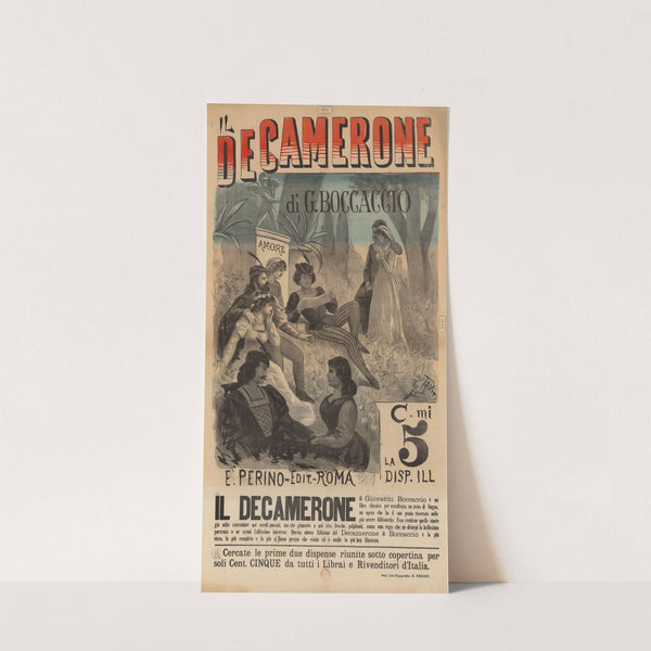 Il Decamerone di G. Boccaccio (1890) by Ottavio Rodella Tavio