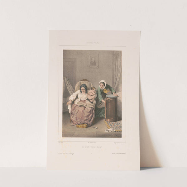 Il est trop tard (1852) by Edmé Jean Pigal