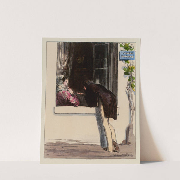 Il étudie sa médecine (1839-1841) by Paul Gavarni