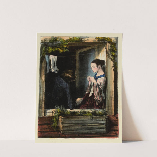 Il fait son droit. (1839-1841) by Paul Gavarni