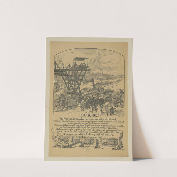 Il faut produire ! (1918) by Victor Prouvé