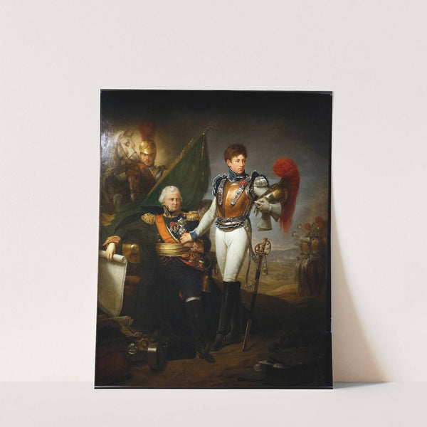 il generale di lariboisiére dice addio al figlio alla vigilia della battaglia di borodino (7-9-1812) (1814) by Antoine-Jean Gros