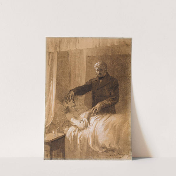 Il lui ferma les yeux (1879-1880) by Émile-Antoine Bayard