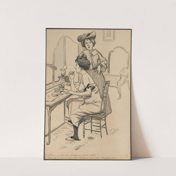 Il nous a joué du Massenet, quel artiste – moi je n’aime que le Chopin c’est plus substantiel (1902) by Fernand Louis Gottlob